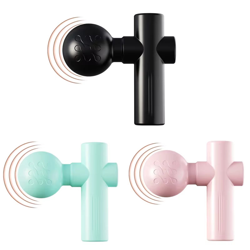 2025 New USB Mini Massage Gun Fascia Machine Muscle Relaxation Vibrating Gun Rod Massage Fitness Equipment Neck Grab Fascia Gun