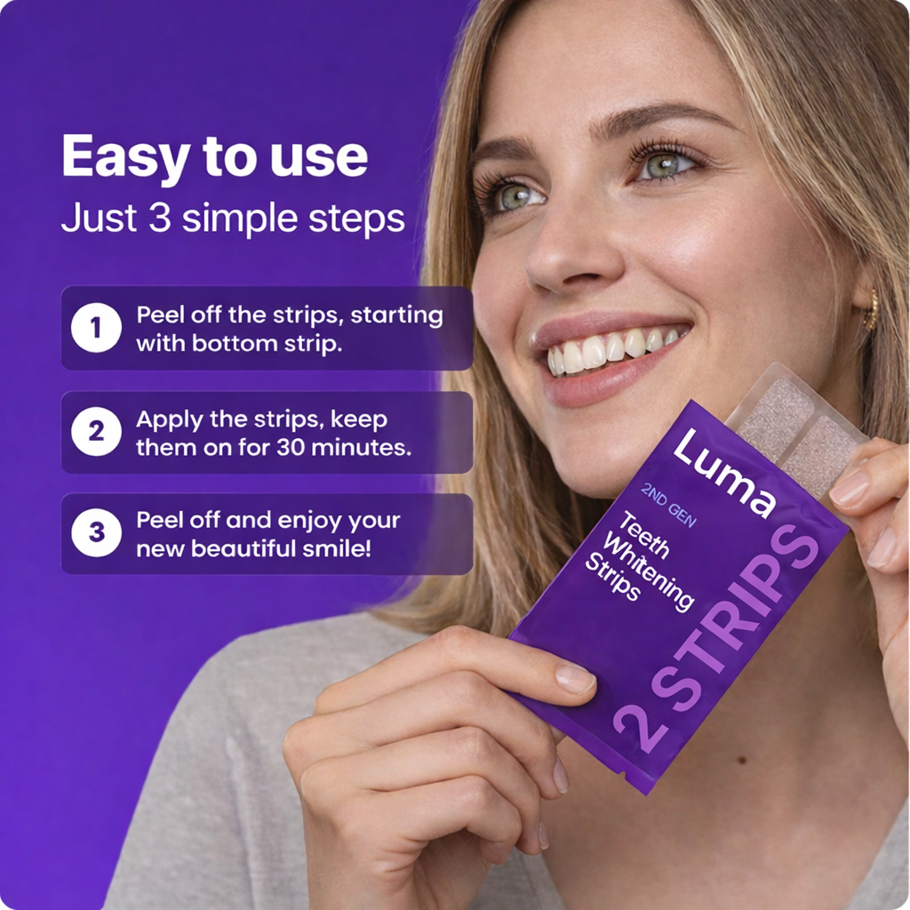 Luma Purple Teeth Whitening Strips My Store