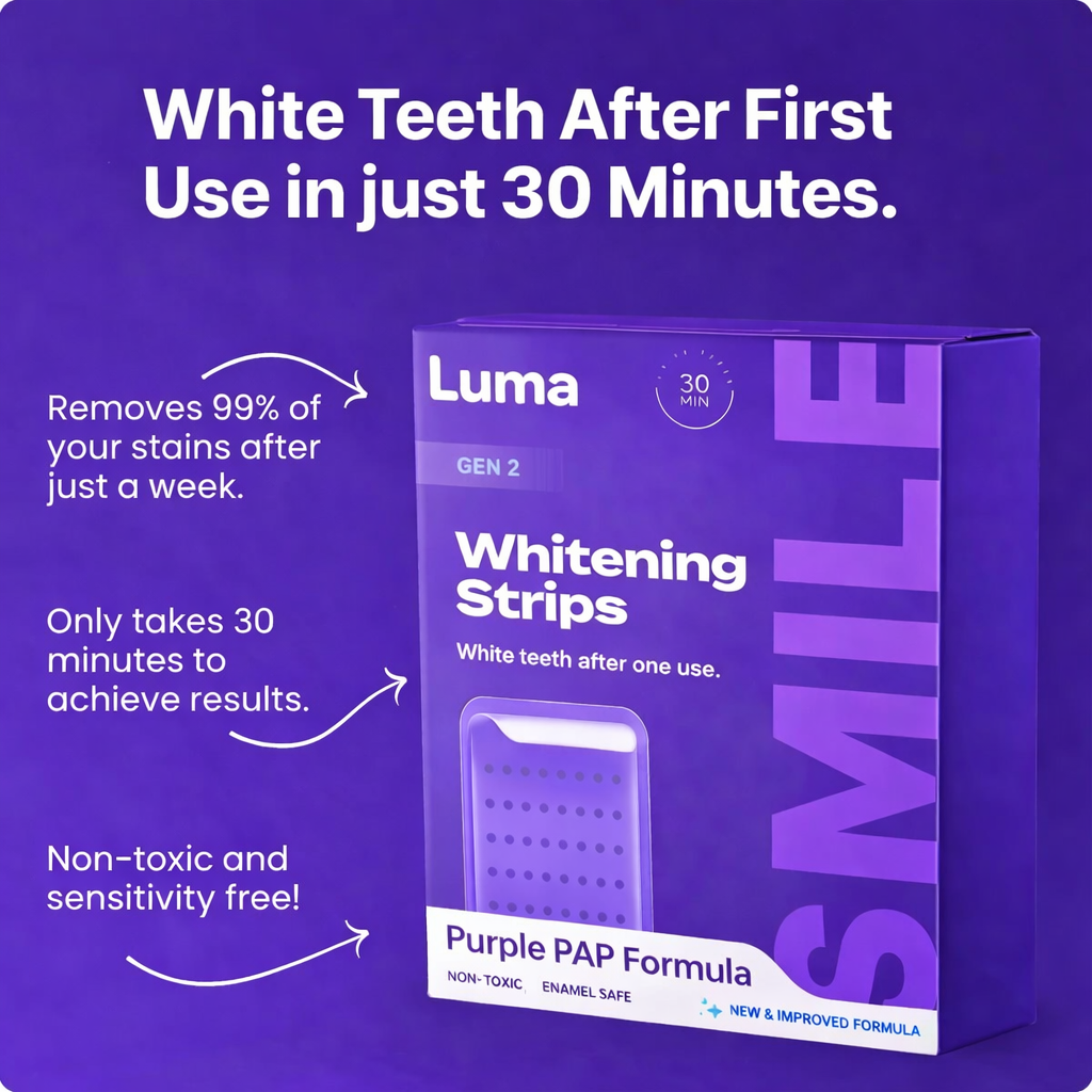 Luma Purple Teeth Whitening Strips My Store