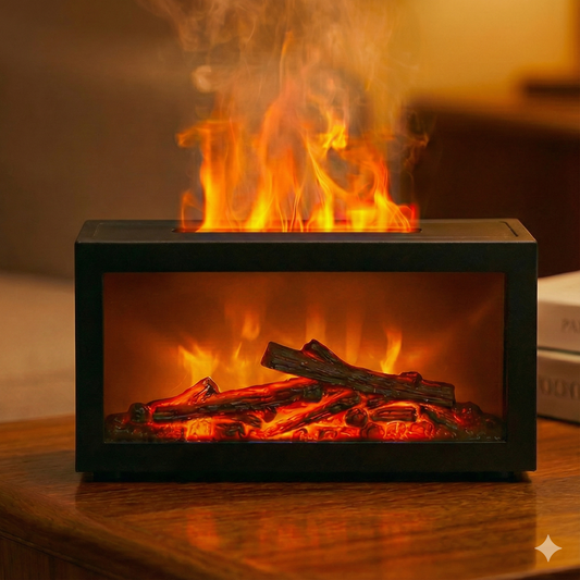 Fireplace Humidifier Aroma Flame Humidifier