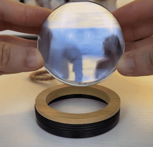 3D Video Crystal Ball – DIY Digital Memory Lamp & 4GB Player (2.7" Screen) My Store